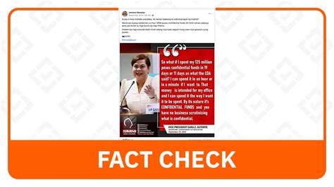 sarah duterte nude|FACT CHECK: Sara Duterte quote card on OVP's P125.